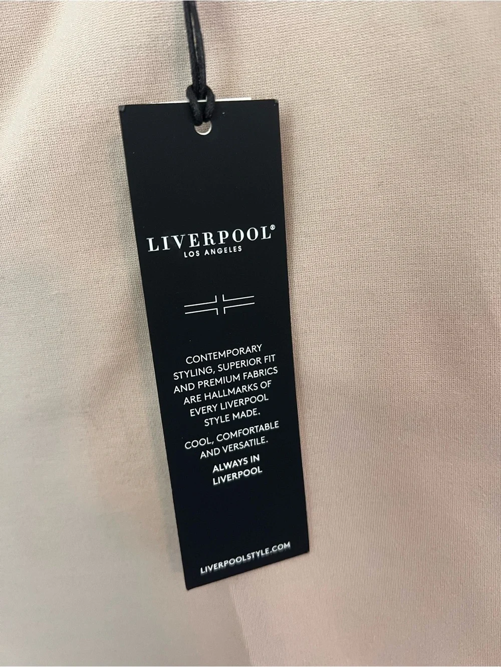 Liverpool Women's Tan Straight-Leg Dress Pants